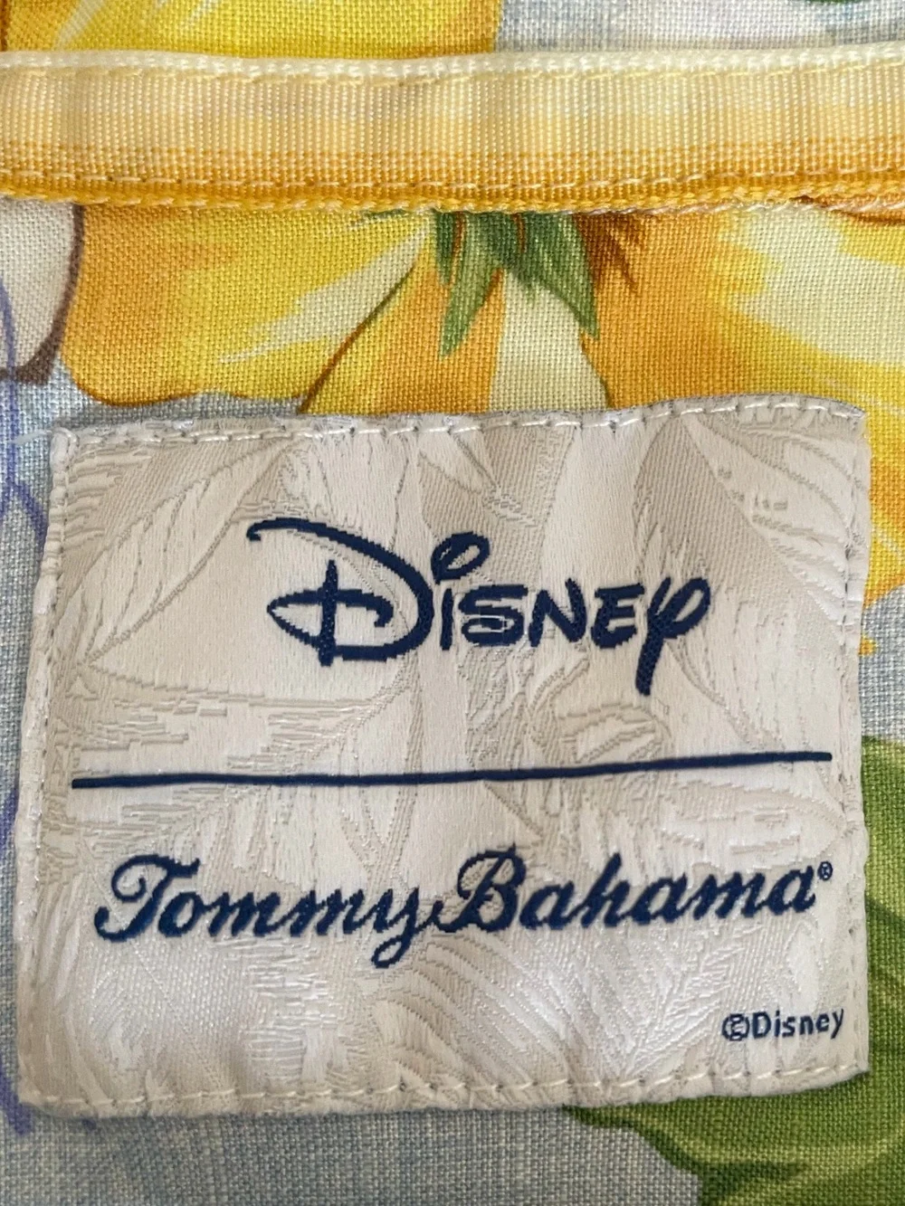 TOMMY BAHAMA Disney Hawaiian Shirt Postcard to Paradise Limited Edition XXXL